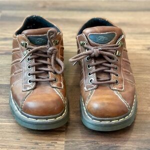 Vintage DR MARTENS Brown Leather Oxford Shoes